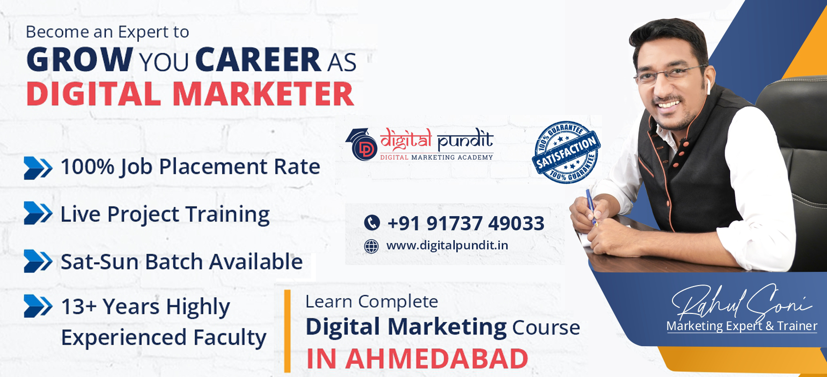Are you from Ahmedabad and looking for top Digital Marketing Courses in Ahmedabad?