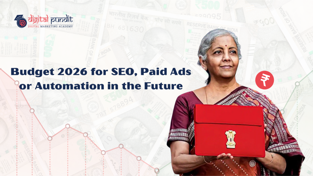 Budget 2026 for SEO, Paid Ads or Automation in the Future
