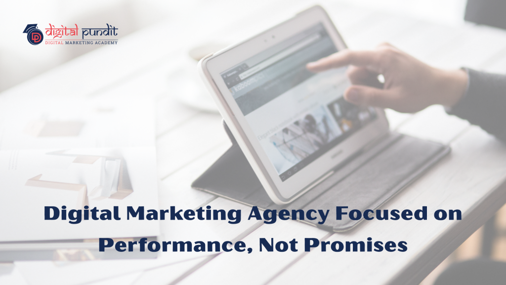 Digital Marketing Agency Focused on Performance, Not Promises
